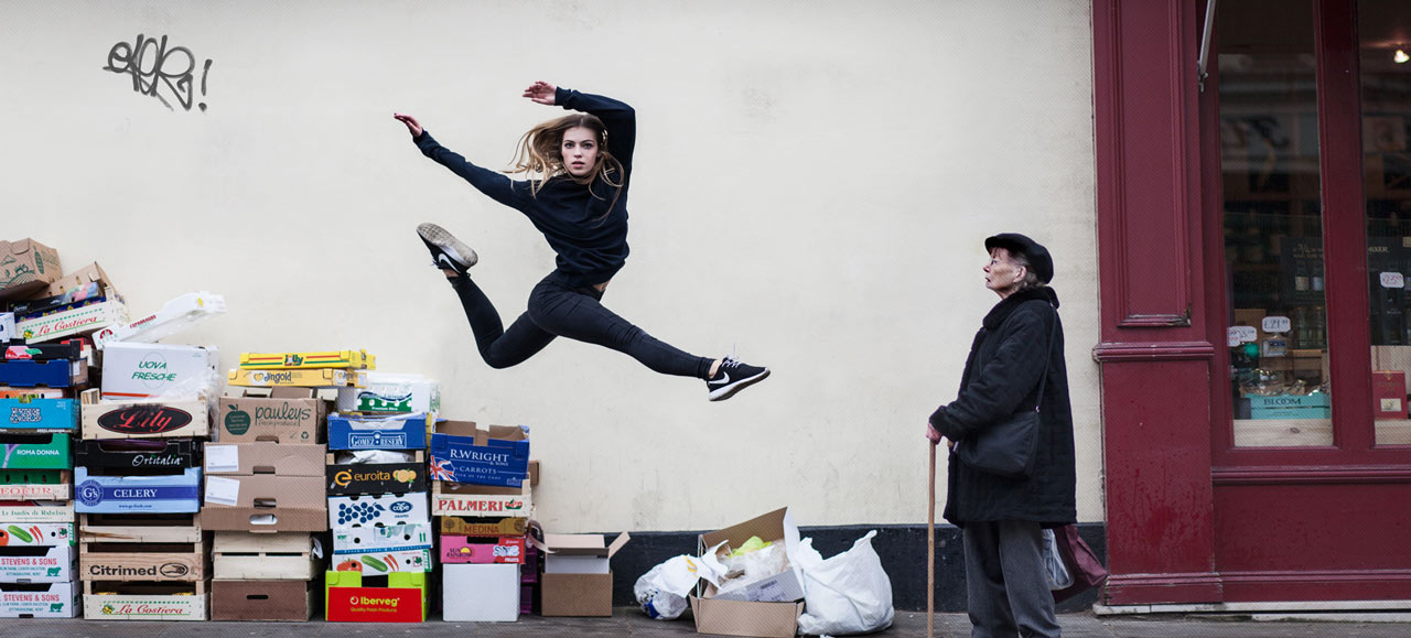 Two dancers together